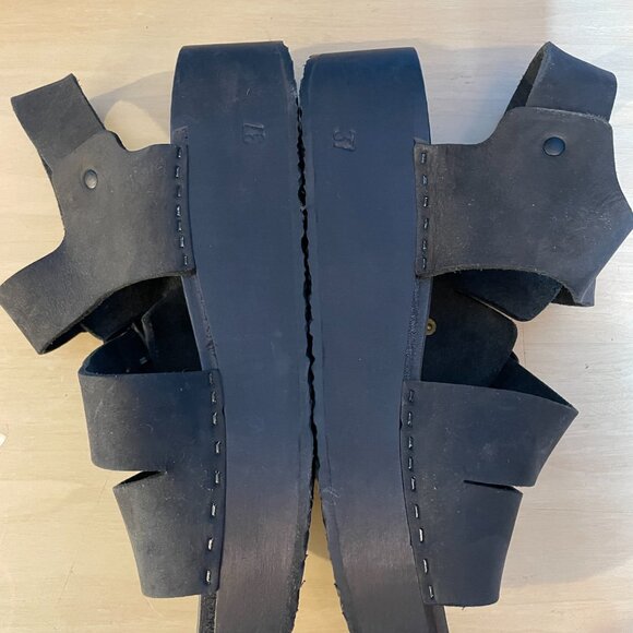 BRYR Mono Black Jesse Clog Sandal Size 7 - Picture 10 of 10